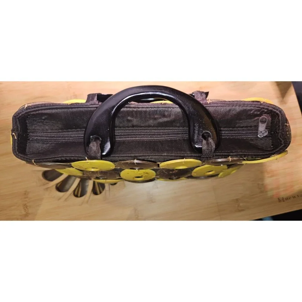 Lot Of 2Purse Wooden‎ clutch Geometric Design